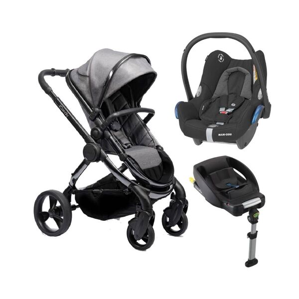 iCandy Peach & Maxi Cosi + EasyFix Base Bundle -Phantom/Dark Gre