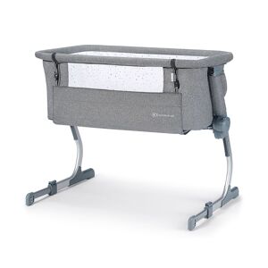 Kinderkraft UNO UP Bedside Travel Cot- Grey Melange