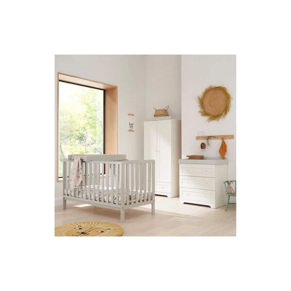 Tutti Bambini Malmo 3 Piece Room Set with Cot Top Changer-Dove G