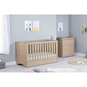 Babymore Veni 2 Piece Furniture Room Set-Oak