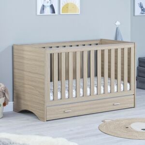 Babymore Veni Cot Bed-Oak