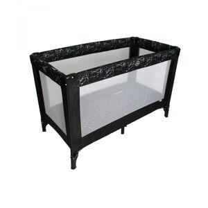 My Babiie Black Marble Travel Cot-Black (MBTC1MB)