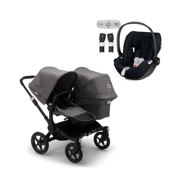 Bugaboo Donkey 3 Duo Pushchair & Cybex Cloud Z Travel System Bun
