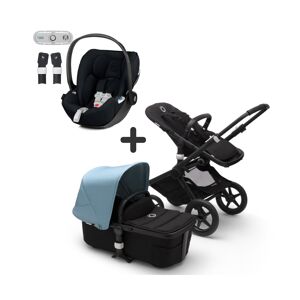 Bugaboo Fox2 & Cybex Cloud Z Travel System Bundle-Black/Black/Va
