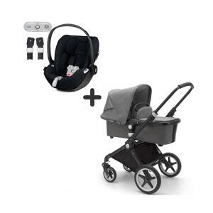 Bugaboo Lynx & Cybex Cloud Z Travel System Bundle-Black/Grey Mel