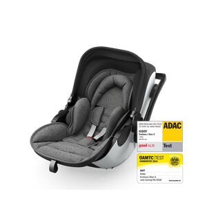 Kiddy Evoluna i-Size 2 Group 0+ Car Seat with Isofix Base-Grey M