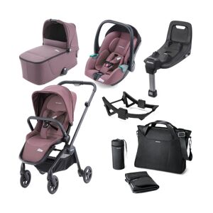 Recaro Sadena 8 Piece Travel System Bundle-Black/Rose (NEW 2021)