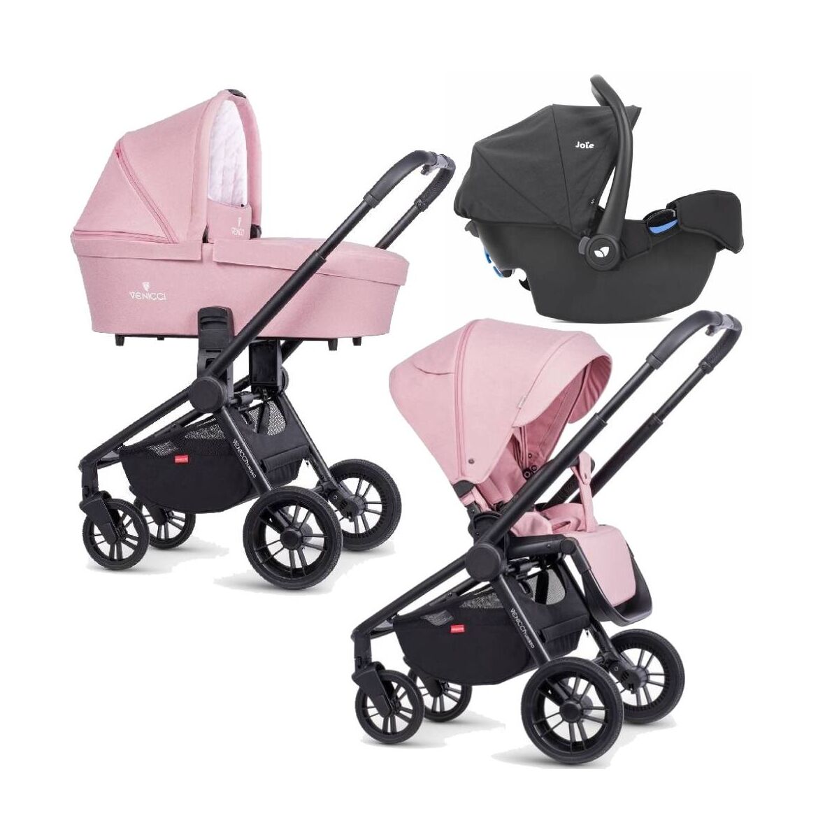 Venicci travel system sales pink