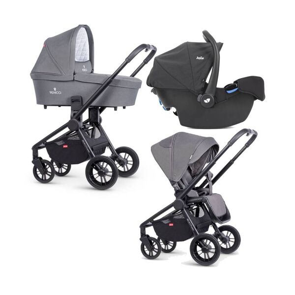 Venicci Turisso 3-in-1 Travel System-Rock Grey