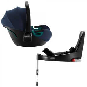 Britax BABY-SAFE 3 i-SIZE Group 0+ Car Seat + Base Bundle-Indigo