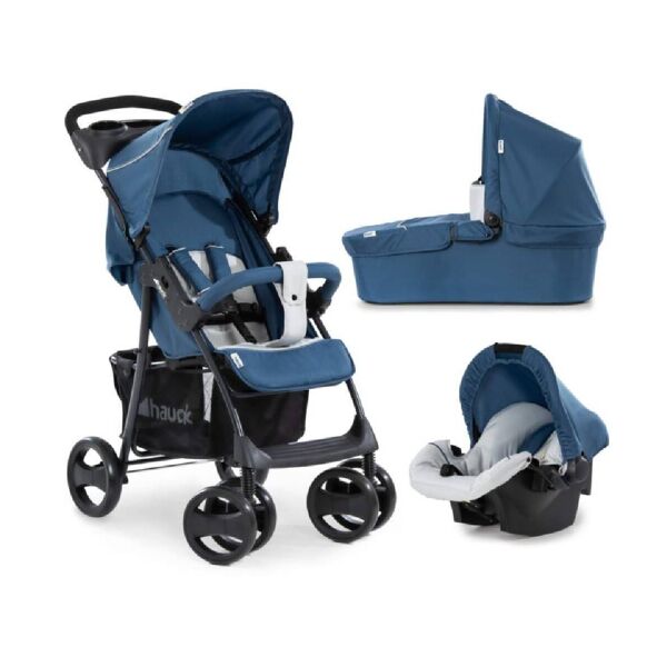 Hauck Shopper SLX Trio Set-Denim/Silver (2021)