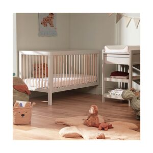 Troll Lukas 2 Piece Cot & Changing Table-Grey/Natural