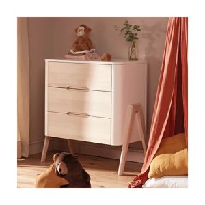 Troll Torsten 3 Drawer Dresser-White/Natural