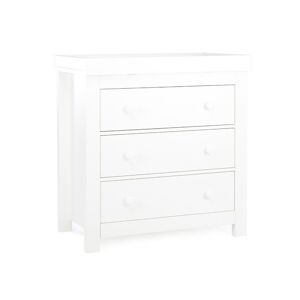 CuddleCo Aylesbury 3 Drawer Dresser & Changer-White