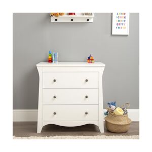 CuddleCo Clara 3 Drawer Dresser & Changer-White (2021)