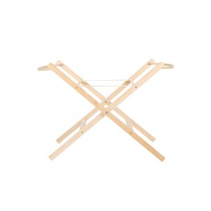 CuddleCo Folding Moses Basket Stand-Natural