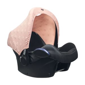 DOOKY Hoody Knitted Star-Soft Pink Carseat Hood