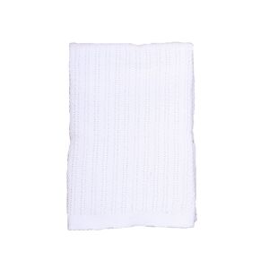Hippychick Cellular Baby Blanket-Pure White