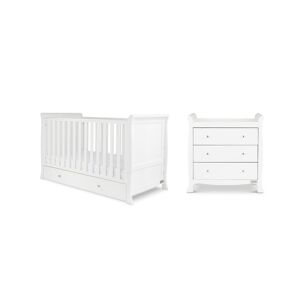 Ickle Bubba Snowdon Classic 2 Piece Furniture Set-White