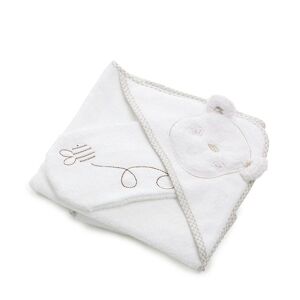 Obaby B Is For Bear Hooded Towel Set-White