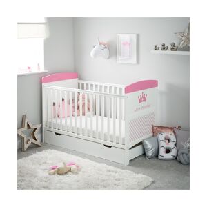 Obaby Grace Inspire Cot Bed & Under Drawer-Little Princess