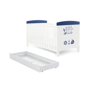 Obaby Grace Inspire Cot Bed & Under Drawer-Little Sailor