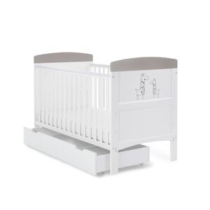 Obaby Grace Inspire Cot Bed & Under Drawer Mummy & Me Giraffe-Gr