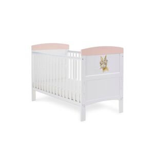 Obaby Grace Inspire Cotbed Water Colour Rabbit-Pink