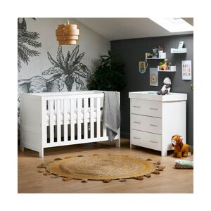 Obaby Nika 2 Piece Room Set-White Wash
