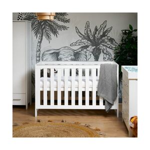OBaby Nika Cot Bed-White Wash