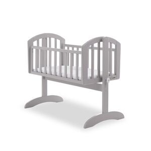 Obaby Sophie Swinging Crib & Mattress-Warm Grey