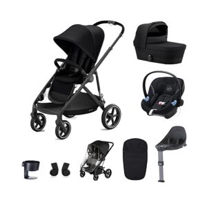 Cybex Gazelle S Black Frame 8 Piece Bundle-Black