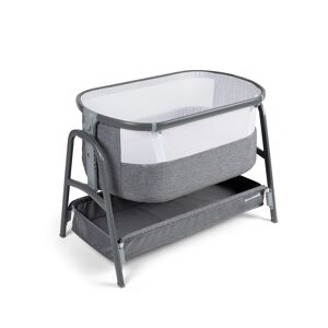 Ickle Bubba Bubba&Me Bedside Crib-Space Grey