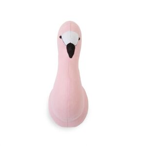 Childhome Felt Animal Head Wall Decor-Flamingo