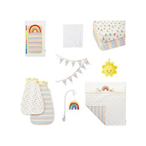 Ickle Bubba Rainbow Dreams 10 Piece Nursery Starter Bundle-Multi