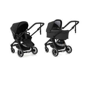 Emmaljunga NXT60 Select Black Chassis 2in1 Pram System-Lounge Bl