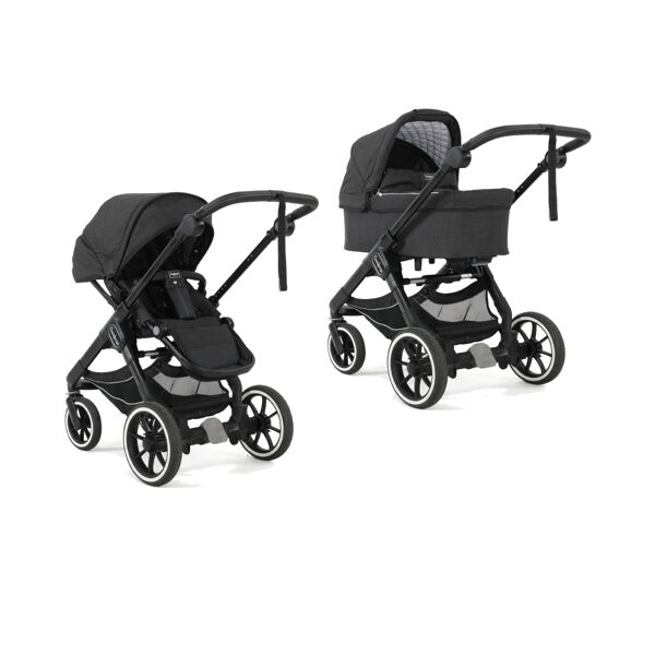 Emmaljunga NXT90 Select Black Chassis 2in1 Pram System-Lounge Bl