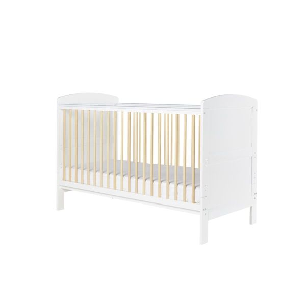 Ickle Bubba Coleby Classic Cot Bed-Scandi White (New 2022)