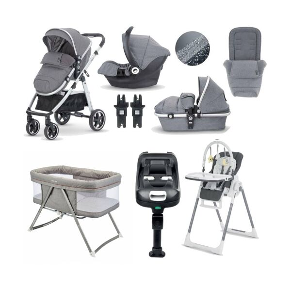 Miniuno Toura Bundle Package-Grey Herringbone with Swiftfold Cri