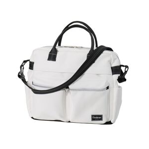 Emmaljunga Travel Changing Bag-White Leatherette