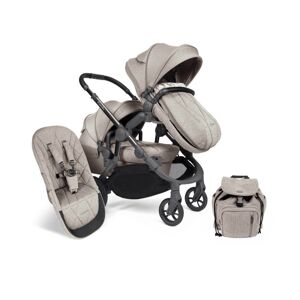 iCandy Orange Double Pushchair and Carrycot Complete Bundle -San