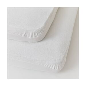 Kabode Bamboo Cot Bed Mattress Protector (2-Pack) -White