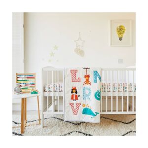 Kabode Cot & Cot Bed Quilted Blanket-Alphabet