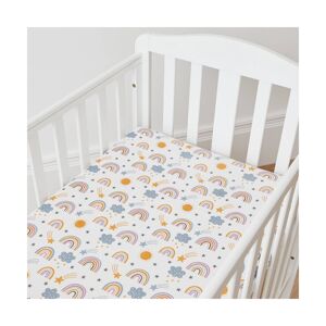 Kabode Cot Fitted Sheet 2 Pack-Rainbow