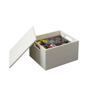 Kids Toy Storage Box-White