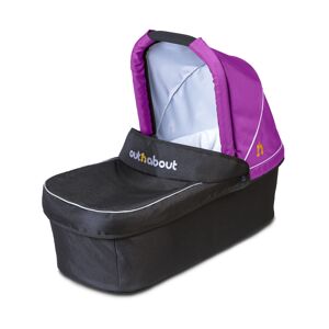 Out n About Nipper Double Carrycot Hood Fabric-Purple Punch