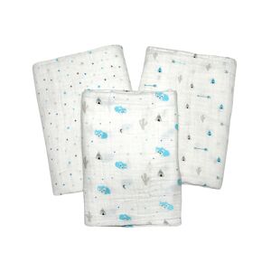 SillyBillyz Swaddle Wrap 3pk-Fox & Arrow