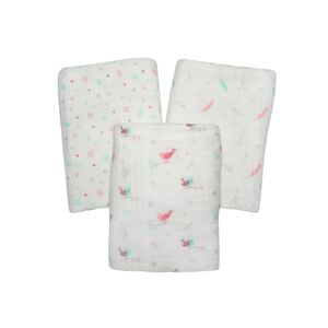 SillyBillyz Swaddle Wrap 3pk-Orchard Birds