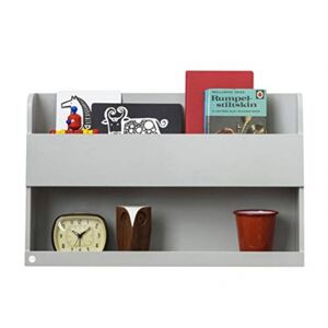 The Tidy Books Bunk Bed Buddy Wall Shelf-Grey