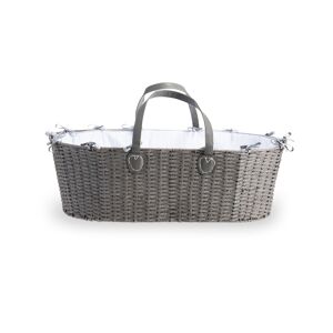Clair De Lune Sustainable Moses Basket-Grey